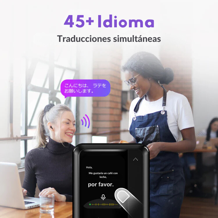 Ikko ActiveBuds / Traducción automática a 65 idiomas