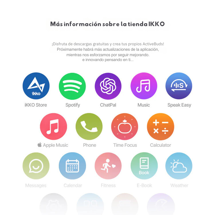 Ikko ActiveBuds / Traducción automática a 65 idiomas