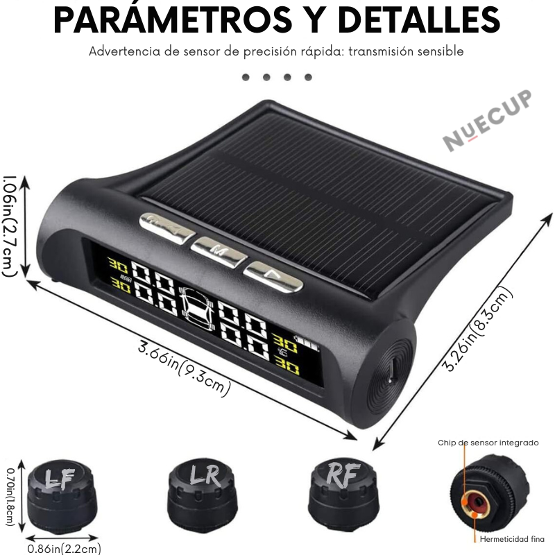 Sistema de Monitoreo de Presión de Neumáticos de Coche