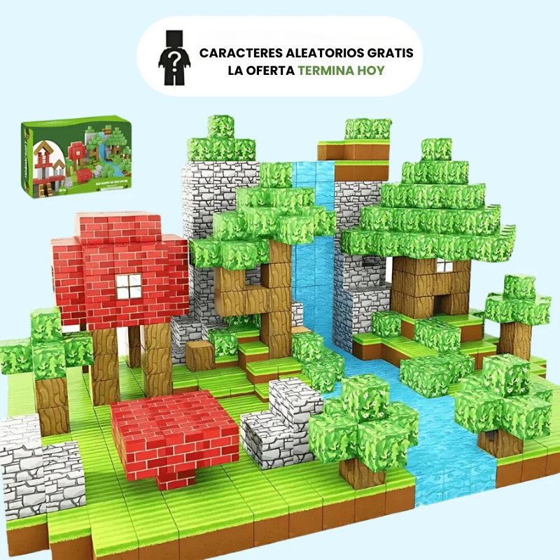 Juego Educativo Montessori de Minecraft – 100 Piezas