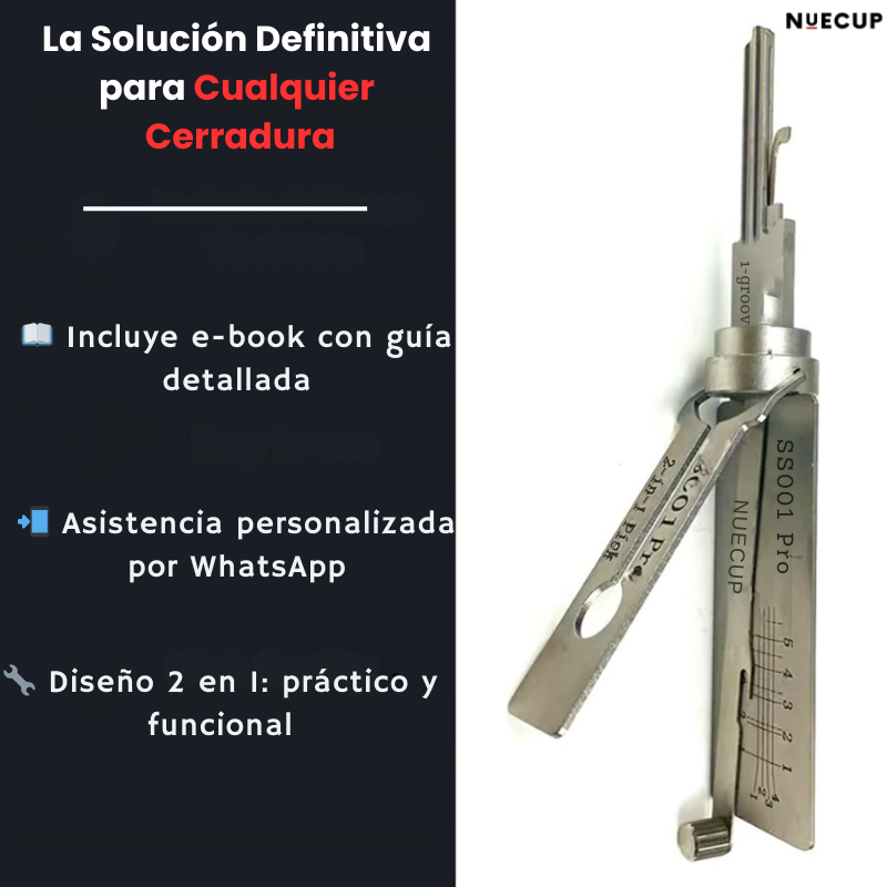 🔑 Decodificador de Llaves de Acero Inoxidable