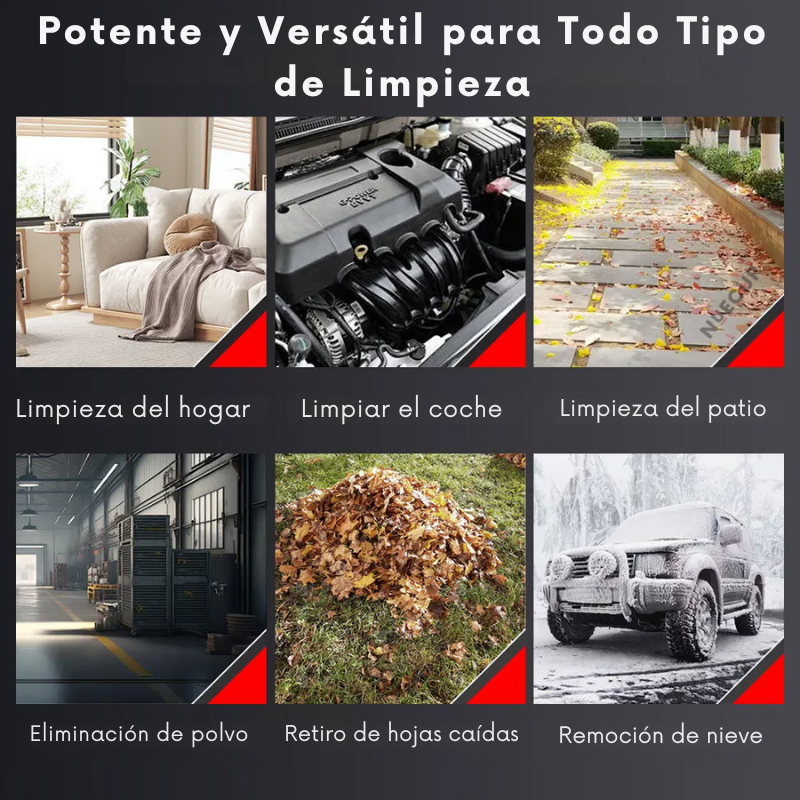 Soplador de Aire Potente 2024 + 2 Baterías