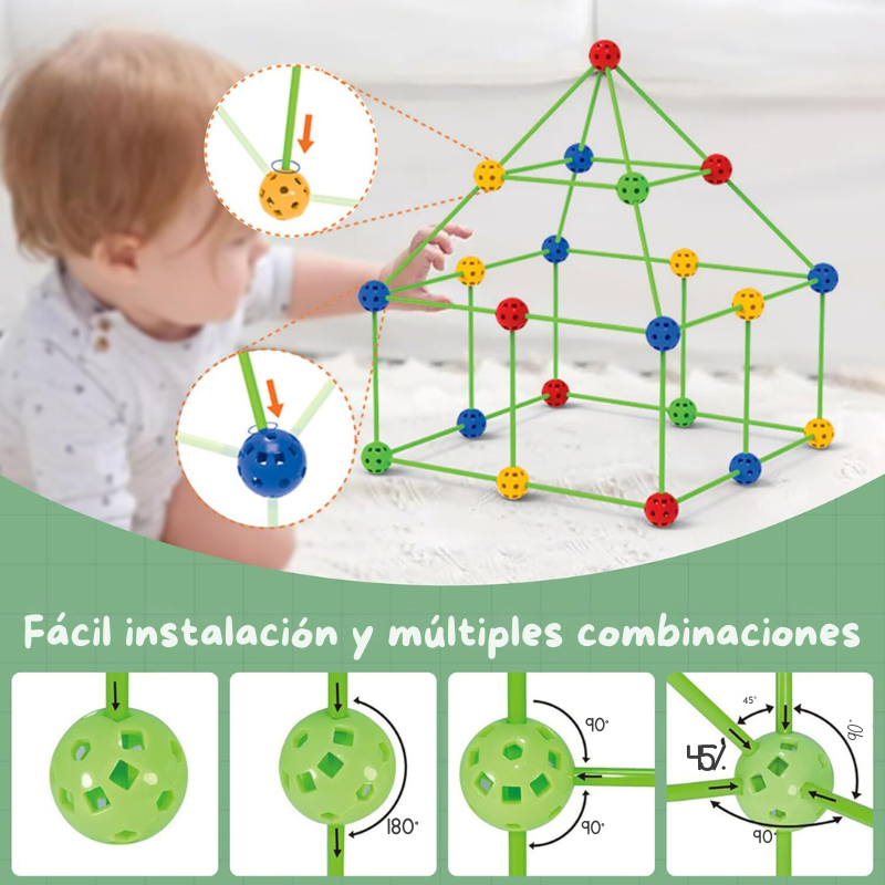 Tienda de Campaña Infantil 155 Piezas