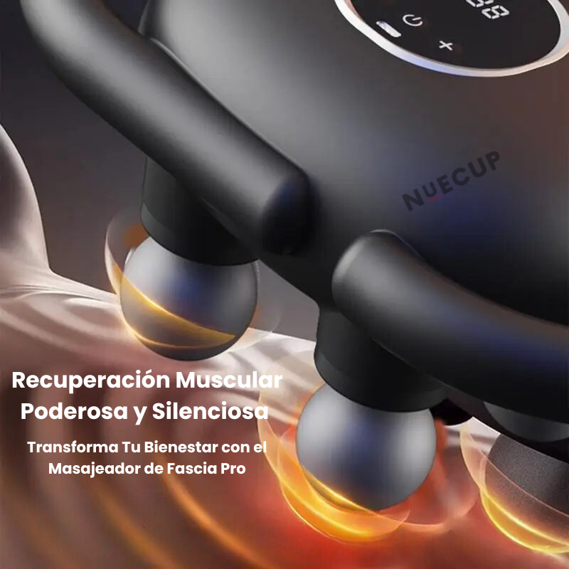Masajeador Muscular de 4 Cabezas - Alivio Profesional y Versátil