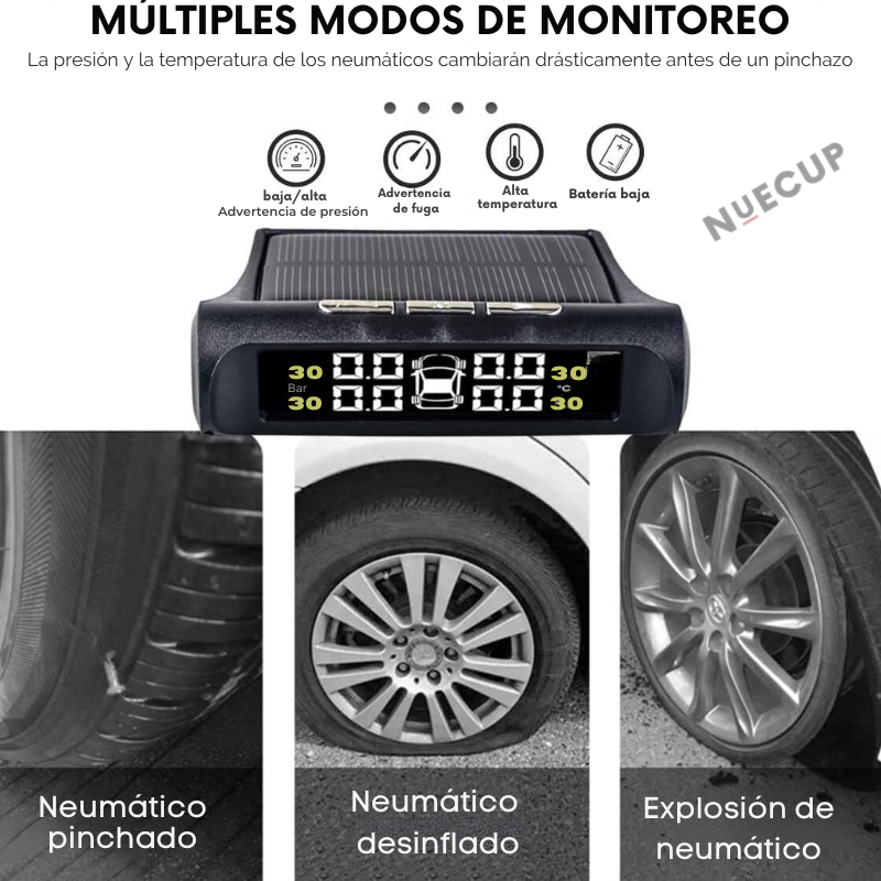 Sistema de Monitoreo de Presión de Neumáticos de Coche