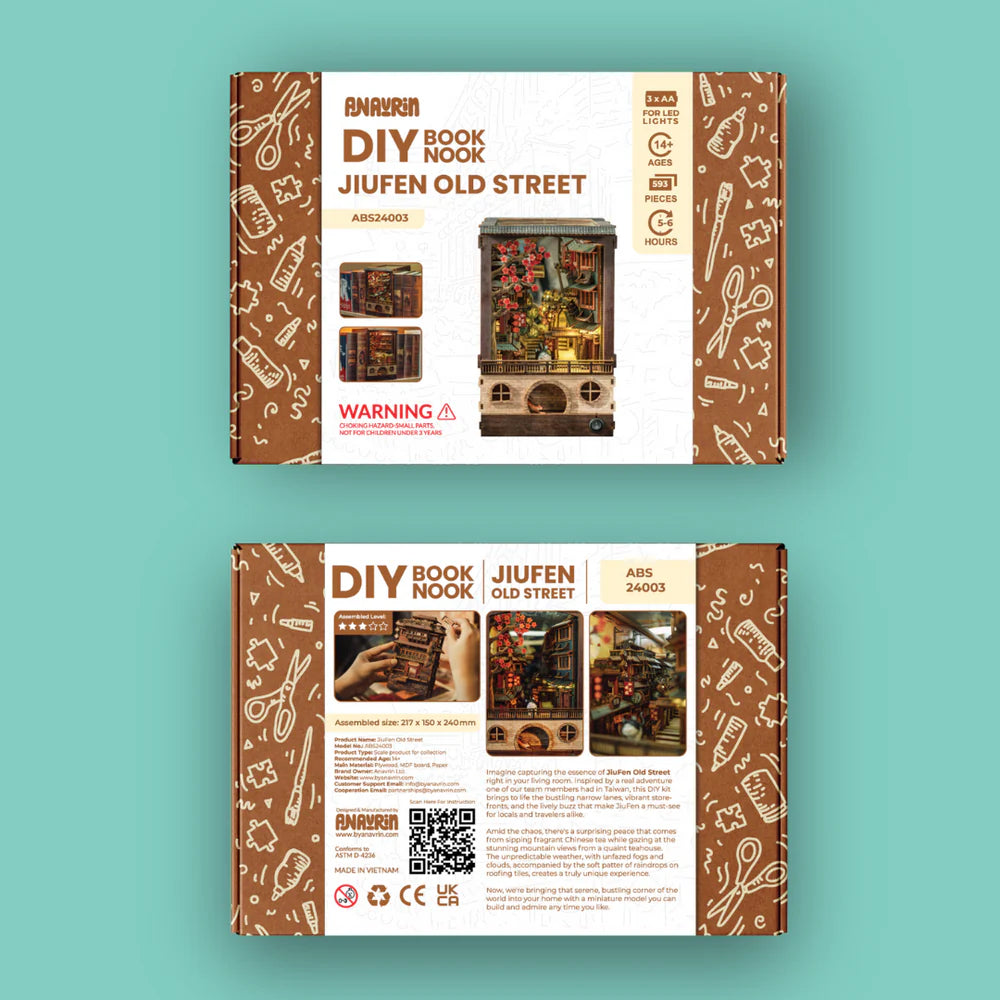 CalleAntiguo™ : Kits de Inserción DIY para Rincón de Lectura