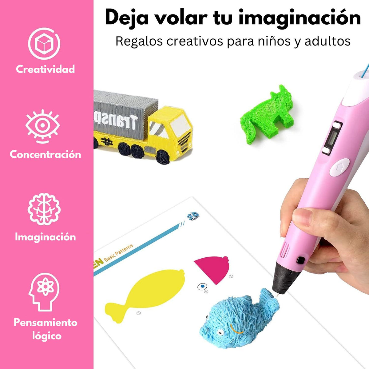 Kit Bolígrafo 3D Arté Deluxe