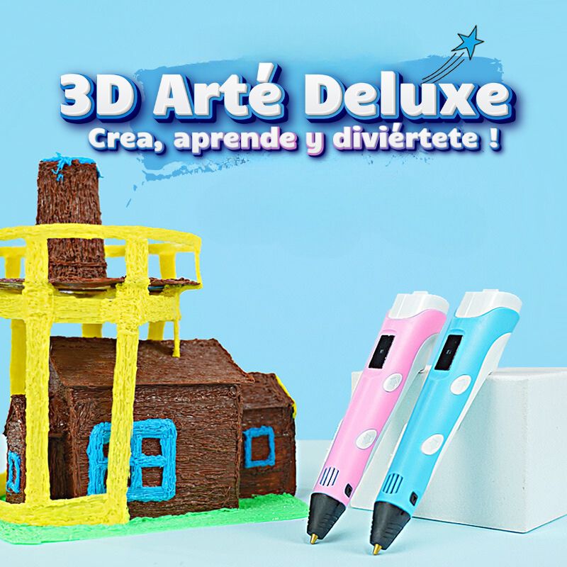 Kit Bolígrafo 3D Arté Deluxe