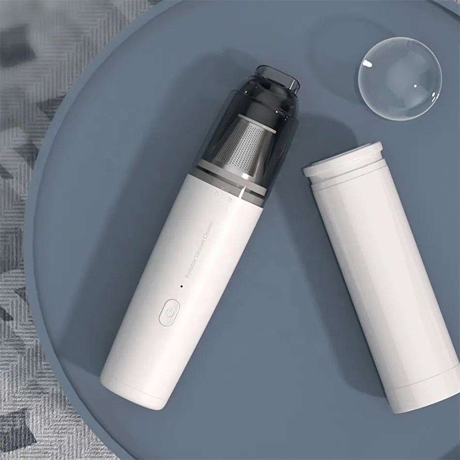 Mini Aspiradora Inalámbrica 2 en 1: Ligera, Potente y Multiusos para Hogar, Oficina y Coche