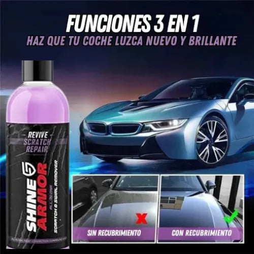Crema de Revestimiento para Automóviles 4 en 1